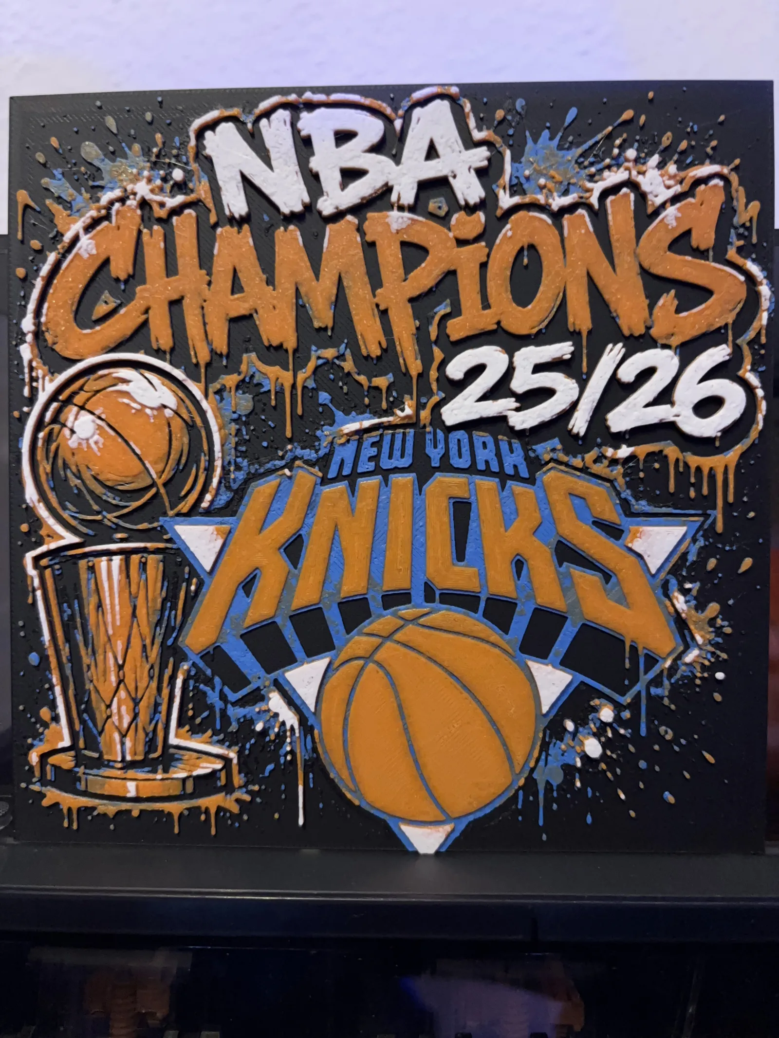 NY Knicks NBA Champions 2026 Hueforge New York