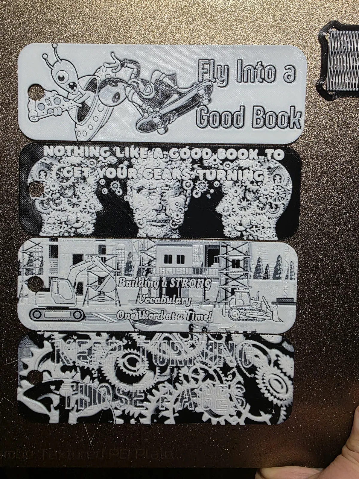 Inspirational Bookmark Set of 4