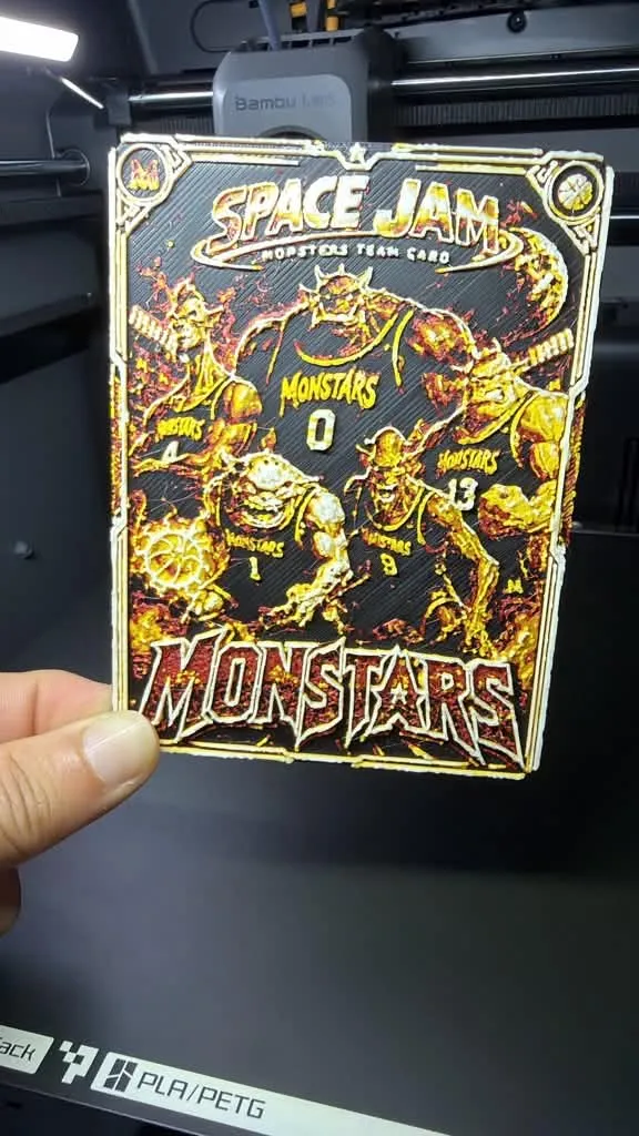 Space Jam Monstars Player Card