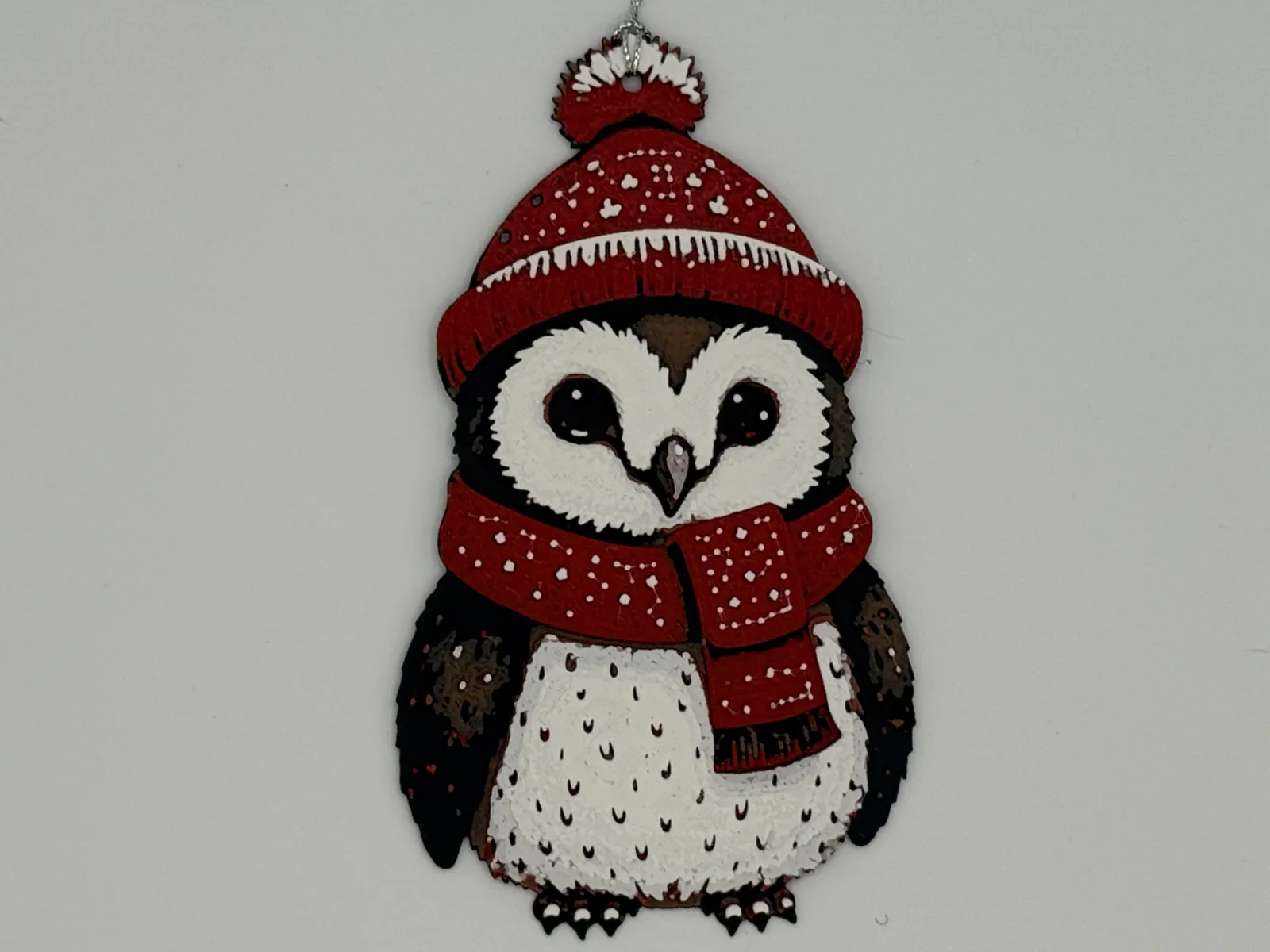 Winter Owl Christmas Ornament