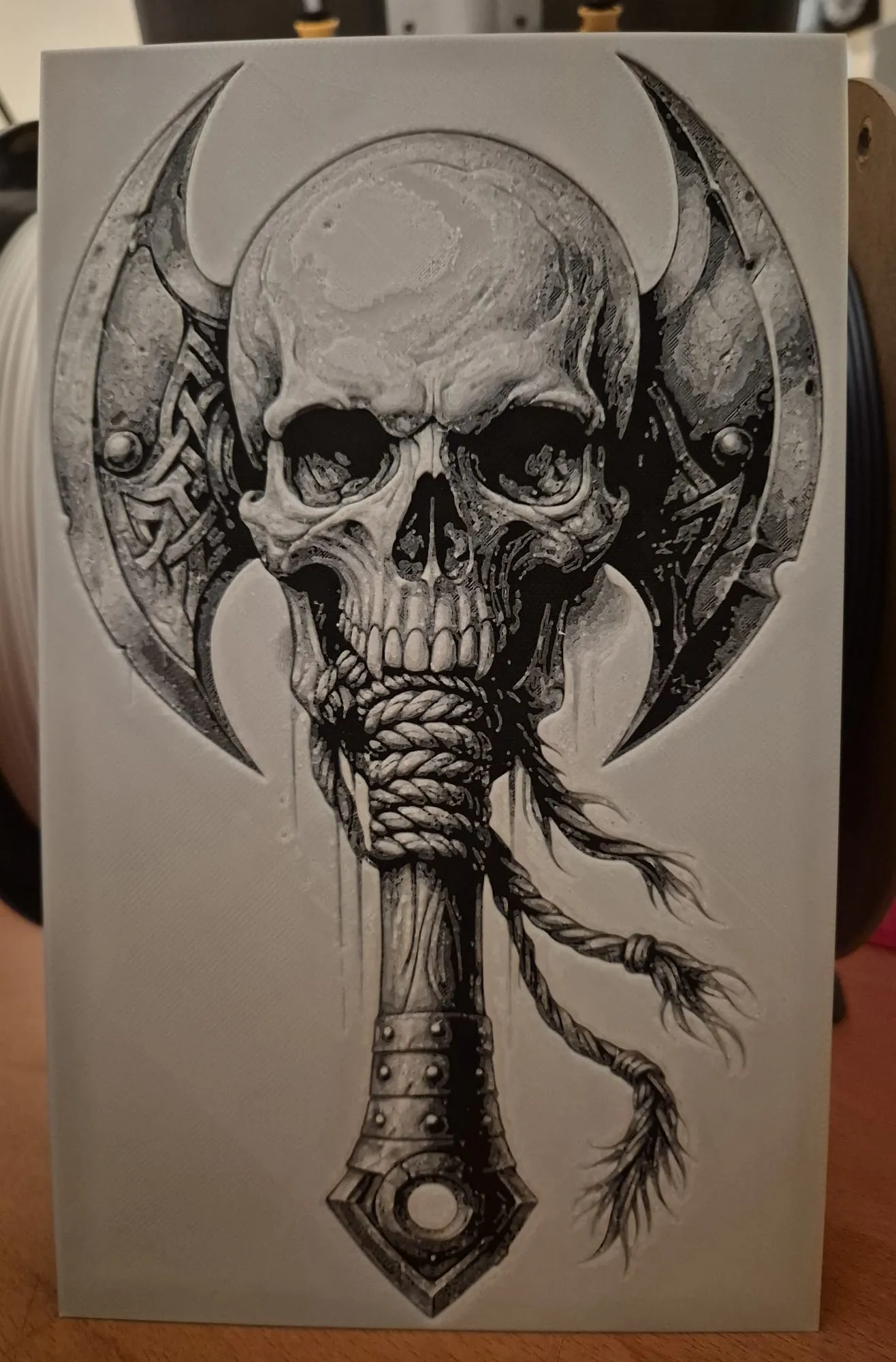 Skull Axe hueforge