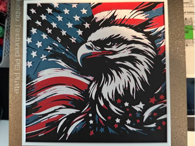 American Eagle Flag - Hueforge (V2)