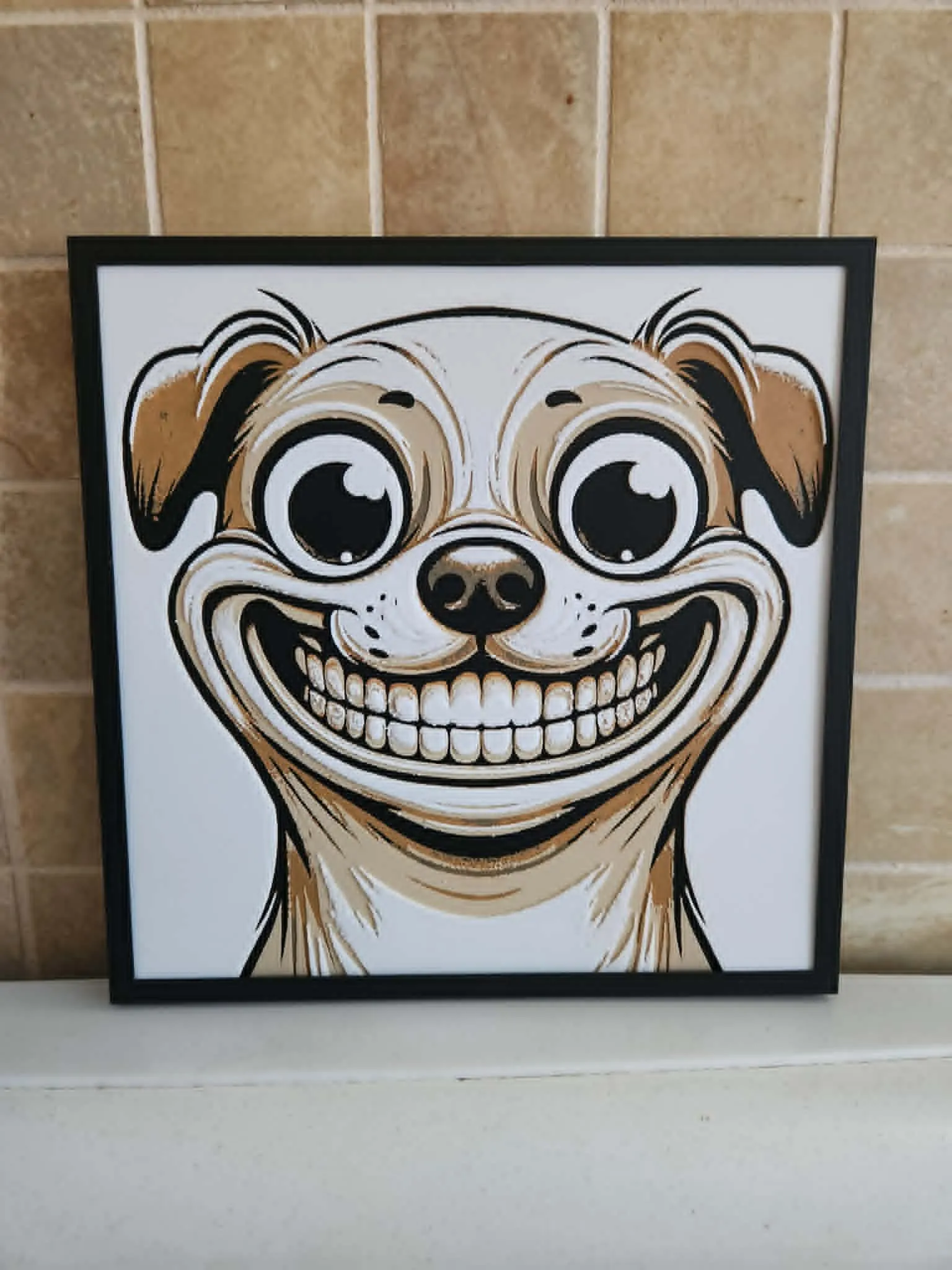 Big Smile Funny Dog