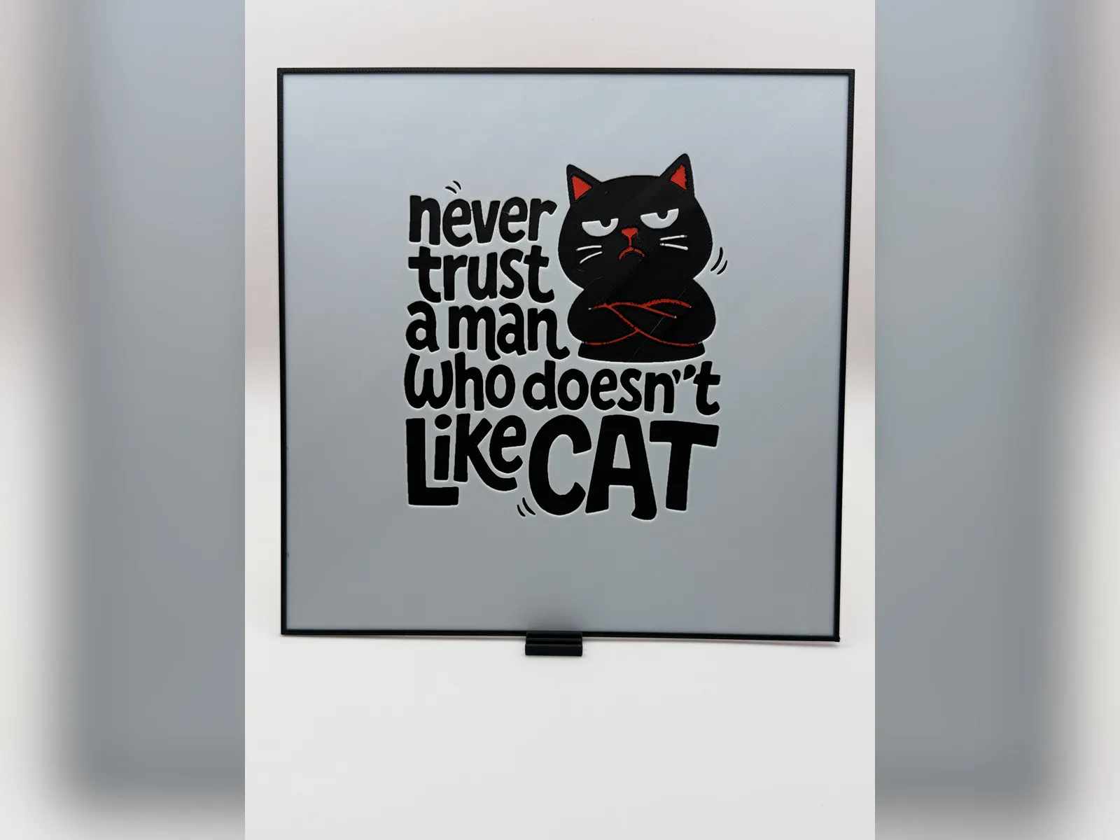 Never Trust A Man Who Doesn't Like Cat Hueforge