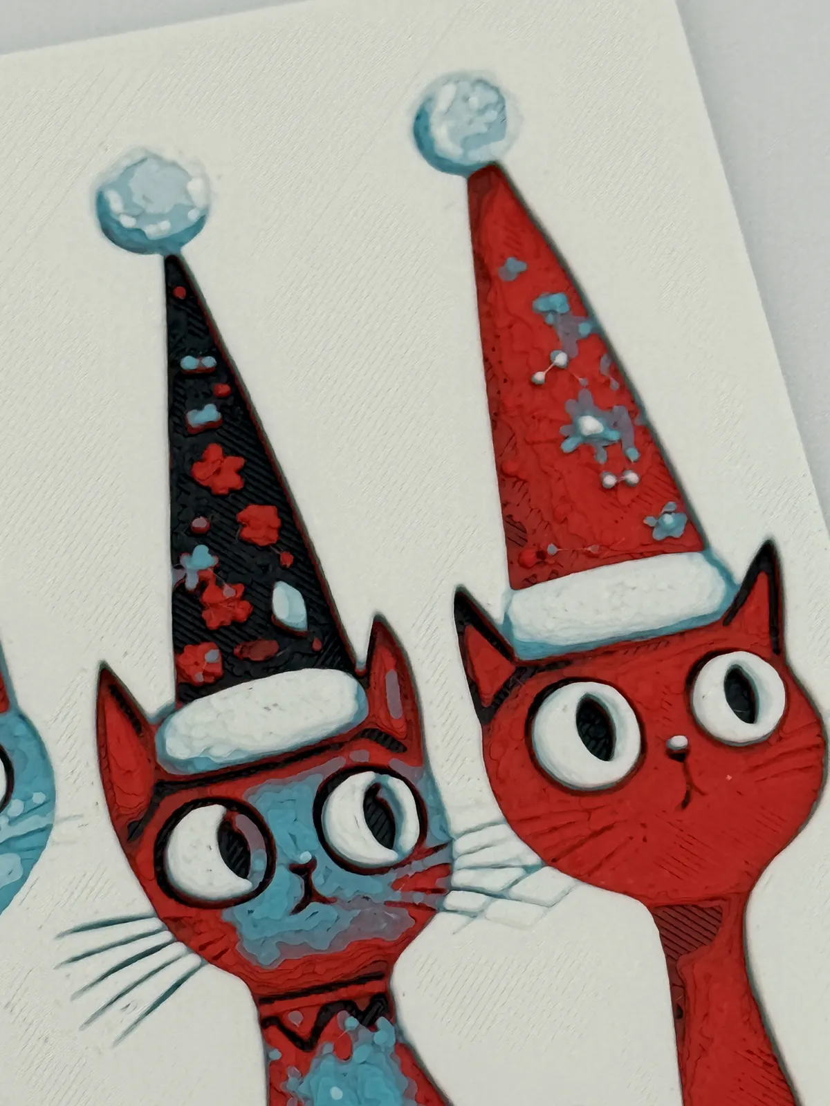 Whimsical Christmas Cats Hueforge